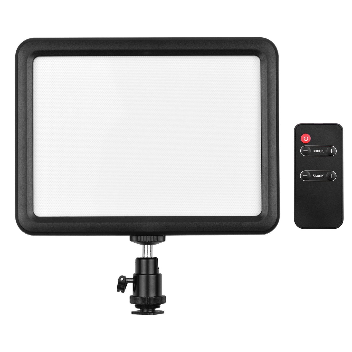 LED Video Camera Light 116Pcs Beads Portable Camera Photo Light Panel Bi-Color 3300K-5600K with Cold Shoe Adapter/Remote Control