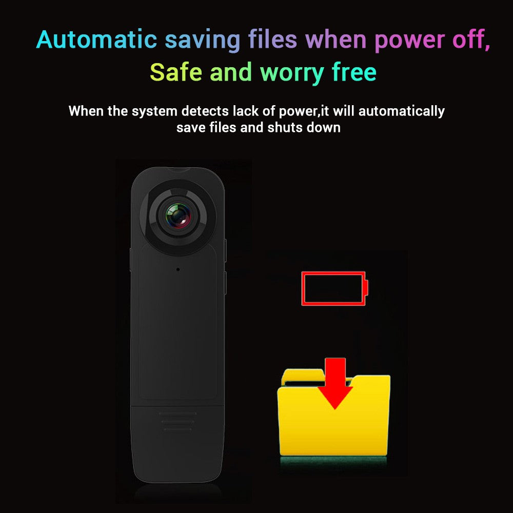 HD 1080P Potable Recorder Camera Night Vision Motion Detection Mini Camera for Conference Recording Home Security