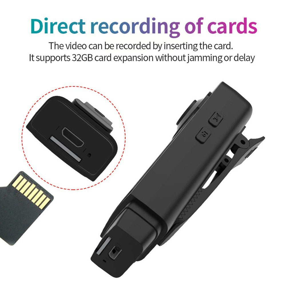 HD 1080P Potable Recorder Camera Night Vision Motion Detection Mini Camera for Conference Recording Home Security