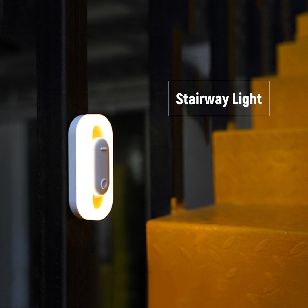 Smart Night Light USB Rechargeable Motion Sensor Light for Bedroom Bathroom - Green