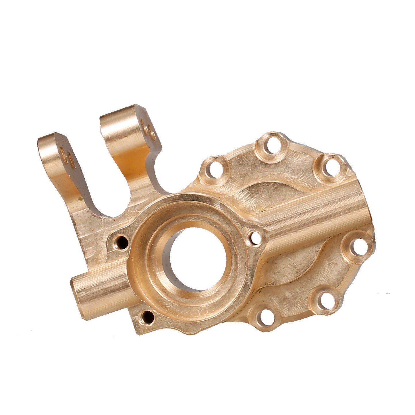 2PCS/Pack Brass Heavy Duty Front Steering Knuckle Set Compatible with TRAXXAS TRX4 1/10 RC Crawler