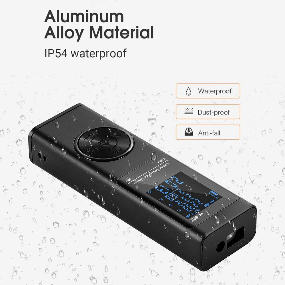 Handheld Rangefinder Digital Mini Distance Measuring Meter Laser Distance Meter Electronic Space Measurement for Area Volume Distances