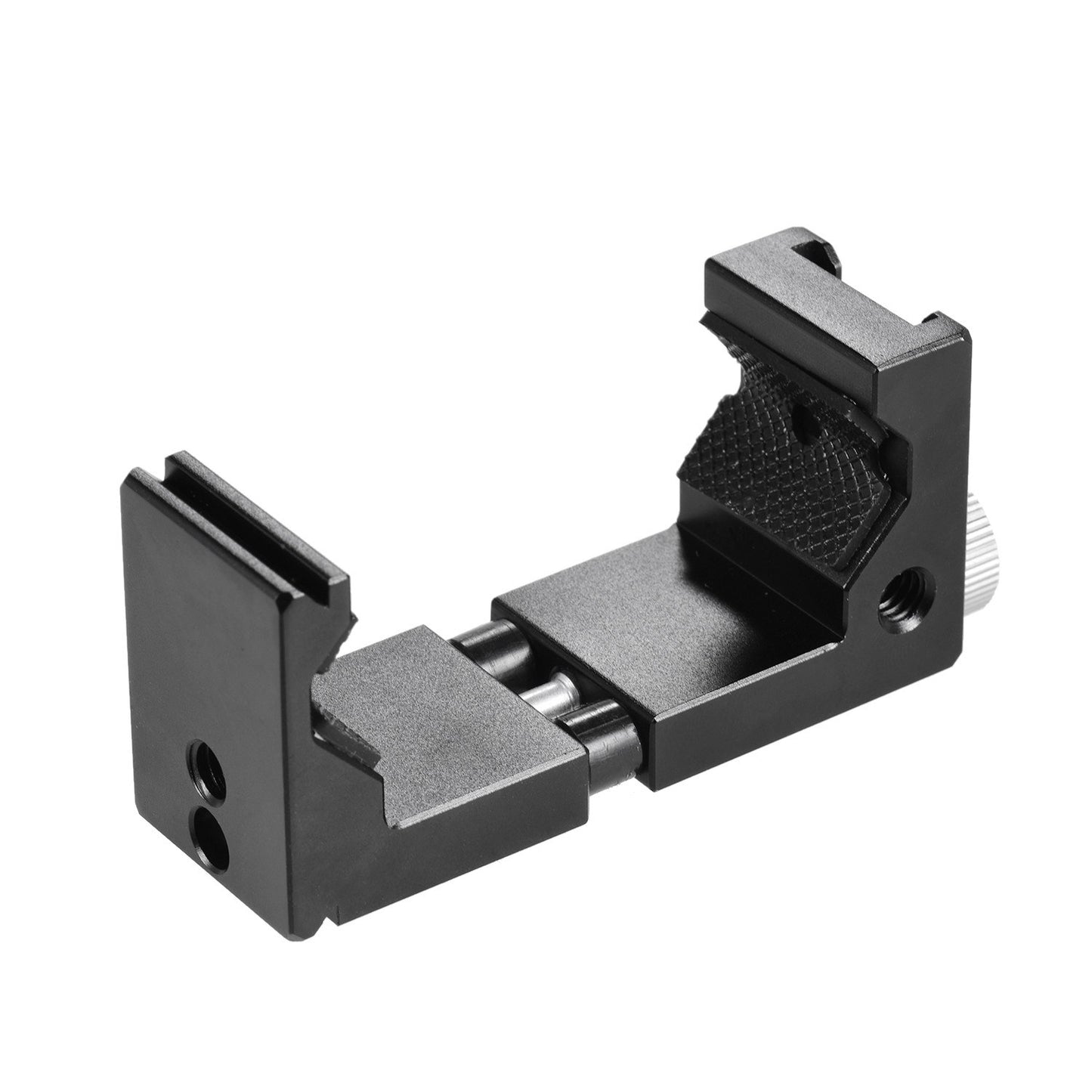 Tripod Mount Clamp Universal Phone Holder Clip with 1/4 Inch Screw Hole for Selfie Vlogging