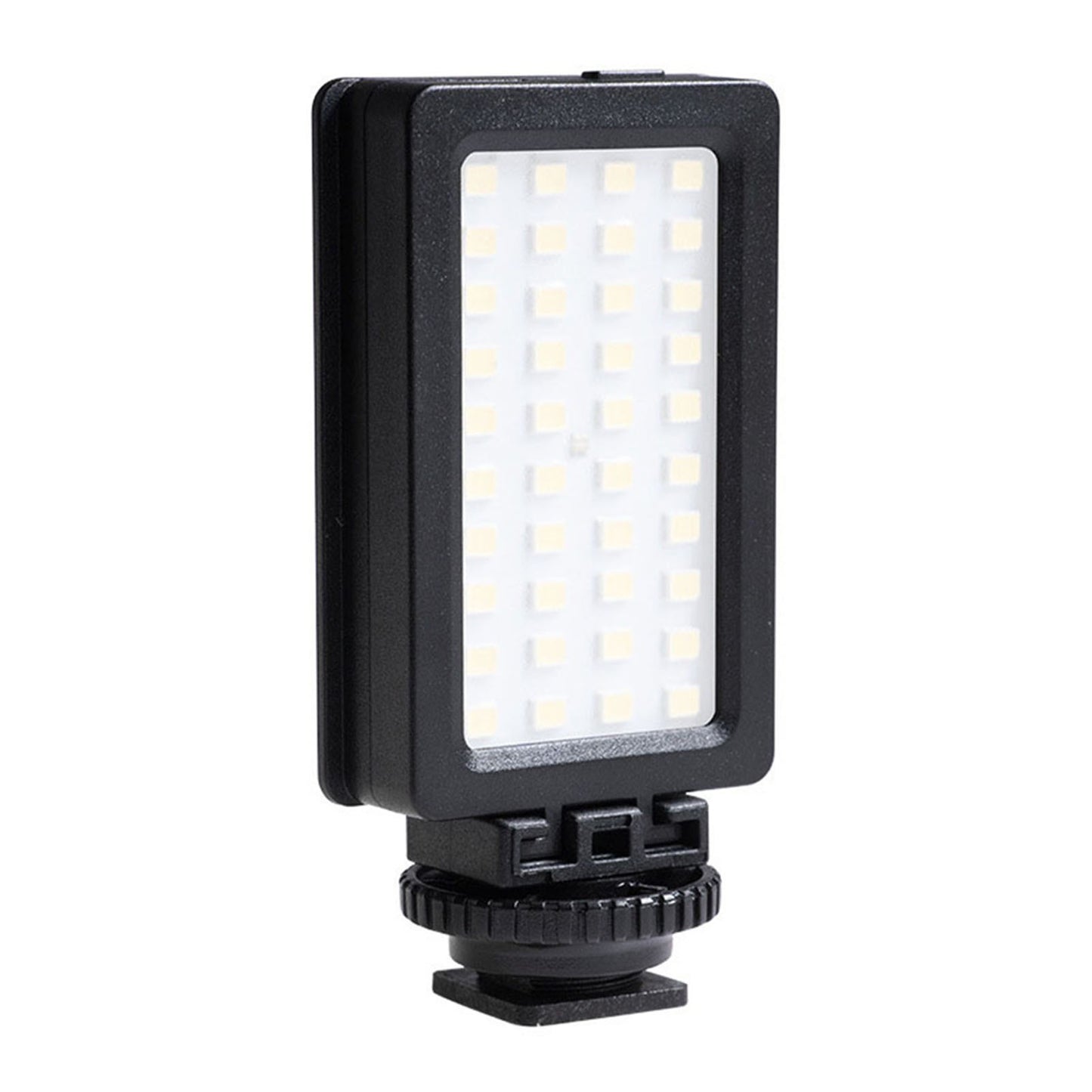 LED Video Light 5600K Dimmable LED Panel Portable Phone SLR Fill Light with Hot Shoe Adapter and 1/4 Inch Screw Hole for Wedding Photography Live Streaming