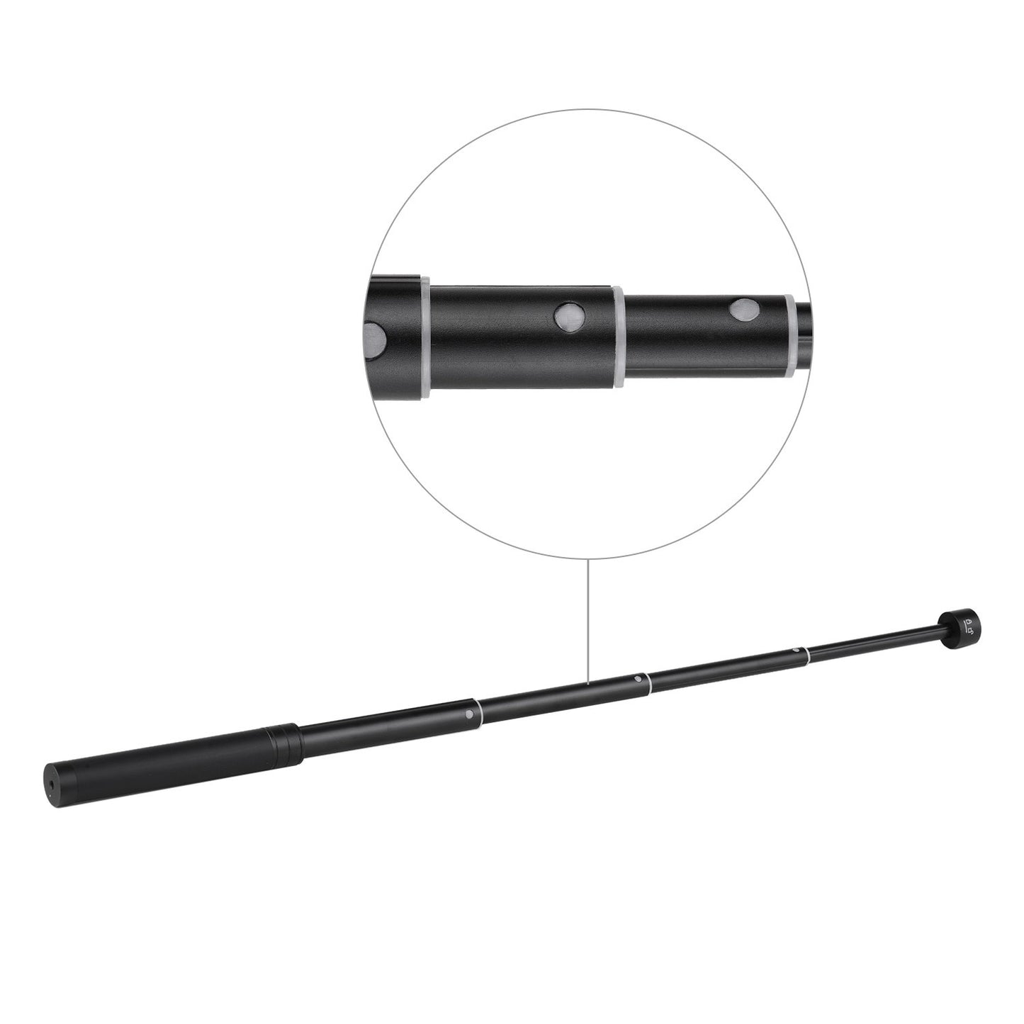 Telescopic Stabilizer Extension Rod Max. Length 73cm Aluminum Alloy Pole with 1/4 Inch Screw and Screw Hole for Gimbal Stabilizer Zhiyun Feiyu