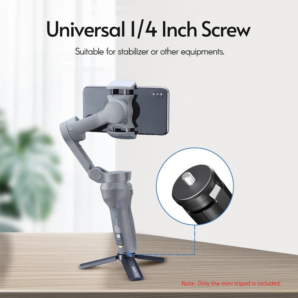 Uniqkart MT-15 Mini Handheld Extending Tripod Portable Hand Grip Desktop Stand for Smartphone DSLR Action Cameras