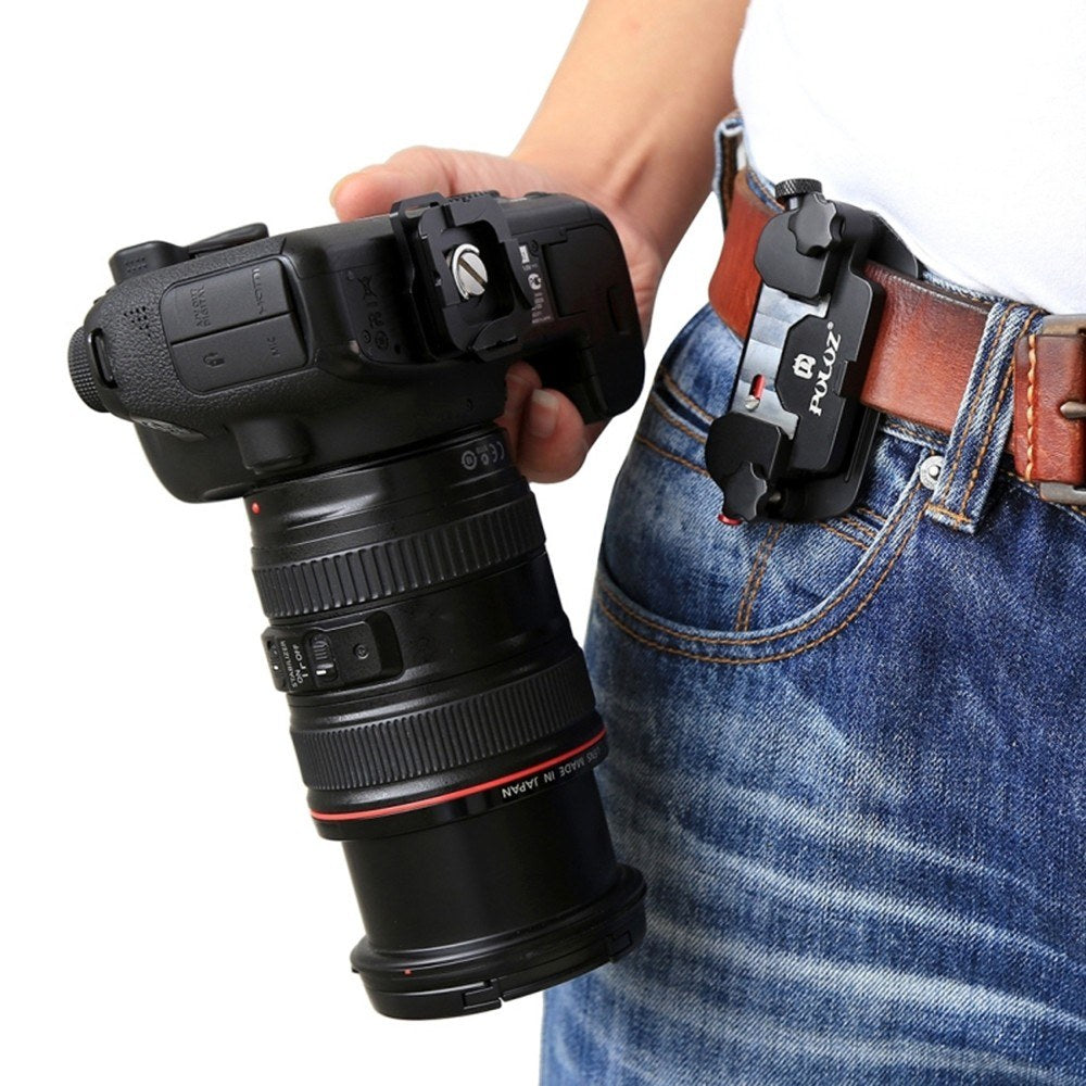 Puluz Camera Clip Camera Belt Holster Mount Waist Clips Holder for Digital Camera DV DSLR Cameras