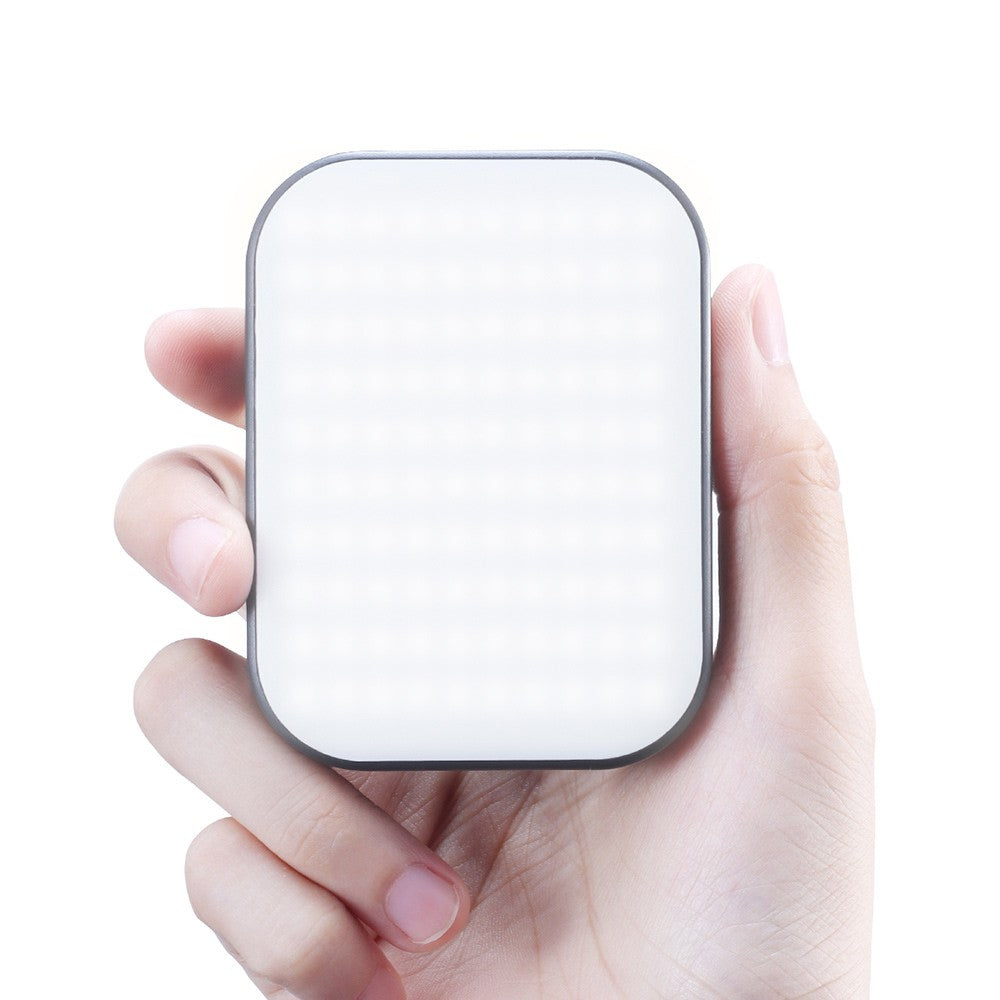 VIJIM VL100C Mini Video LED Light 6W CRI95 3200K-6500K Stepless Dimmable with Triple Cold Shoe Built-in Rechargeable 2000mAh Battery