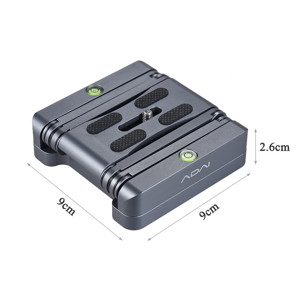 Aluminum Alloy Folding Z Tilt Head Z Flex Tilt Tripod Head - Silver