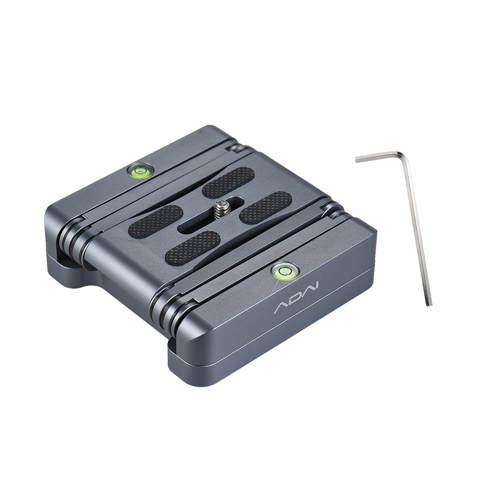 Aluminum Alloy Folding Z Tilt Head Z Flex Tilt Tripod Head - Silver