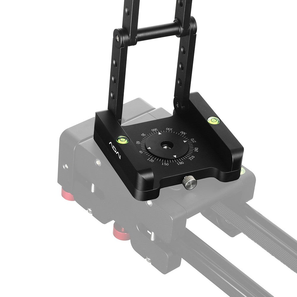 Aluminum Alloy Folding Z Tilt Head Z Flex Tilt Tripod Head - Black