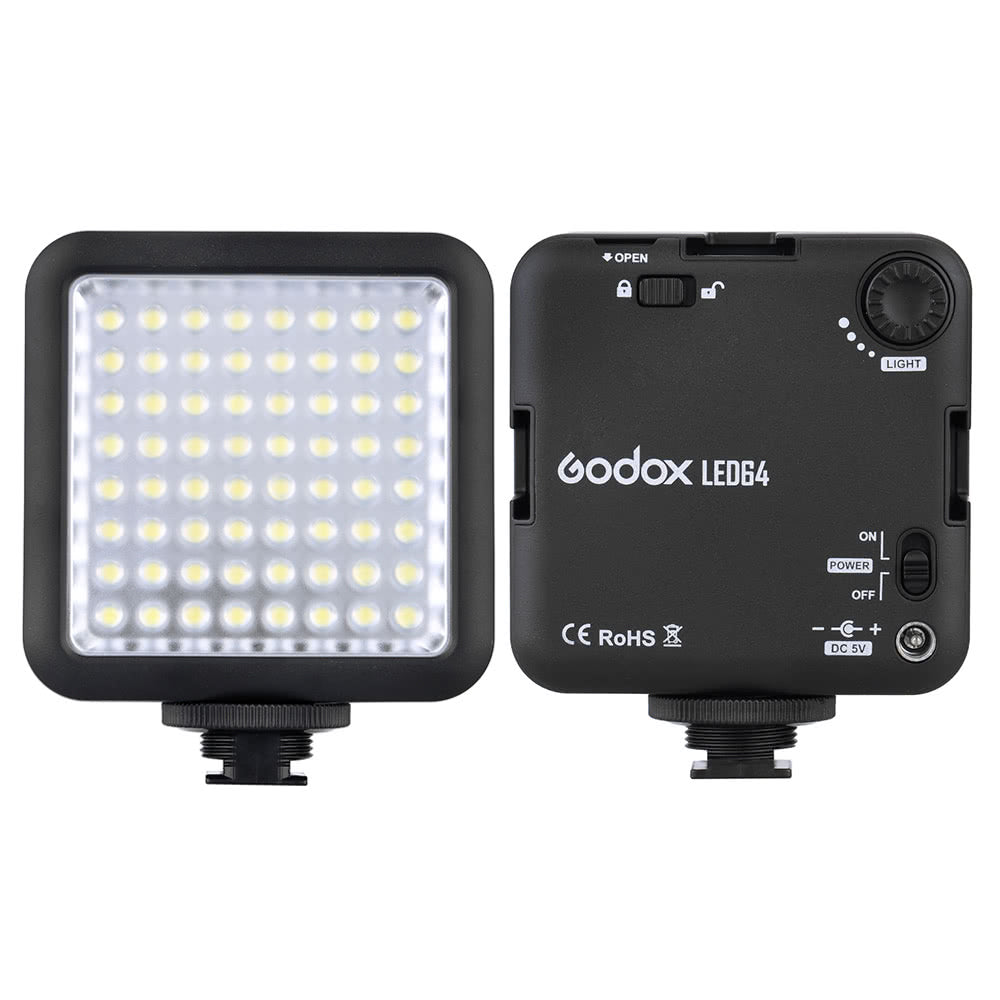 Godox LED64 Video Light 64 LED Lights for DSLR Camera Camcorder mini DVR as Fill Light