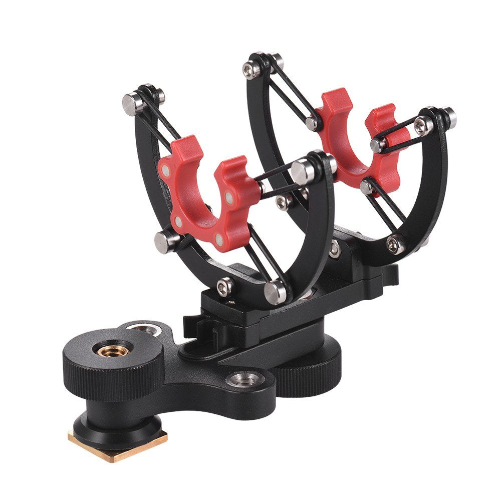 BOYA BY-C40 Shock Mount Clip Holder Camera Shoe for Shotgun Microphones 20-22mm Diameter