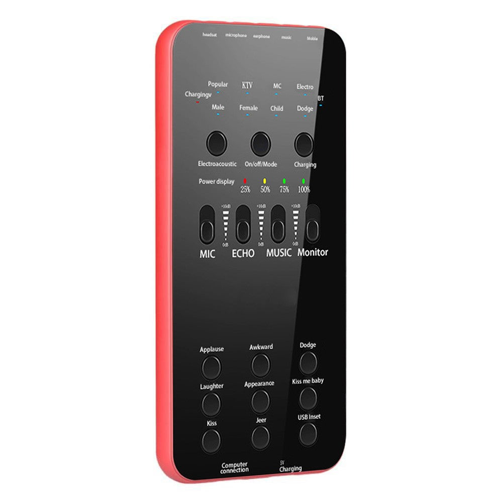 E6 Sound Card for Cell Phone PC Broadcast Sound Card