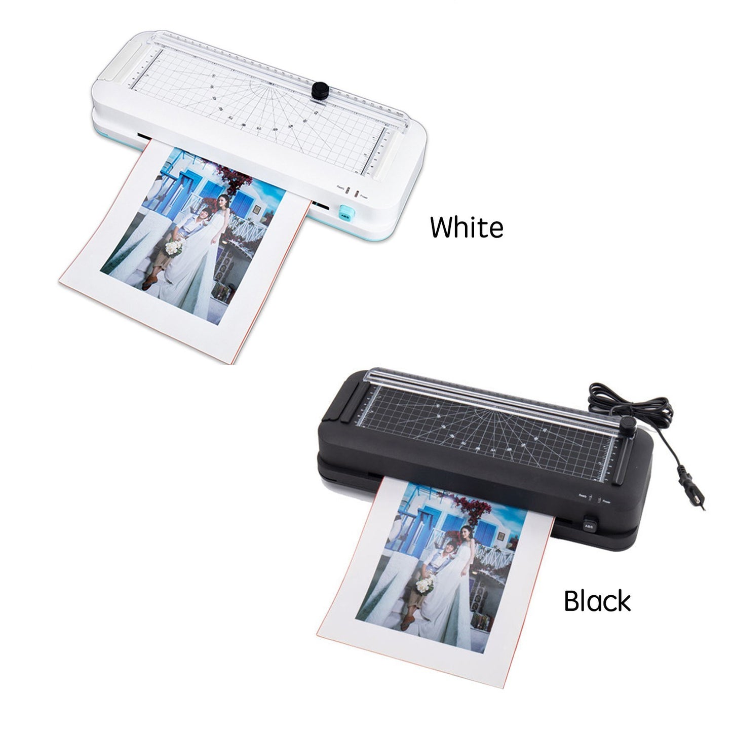 Multi-function A4 Paper Photo Lamination Machine Punching Cutting Laminating Machine - EU Plug