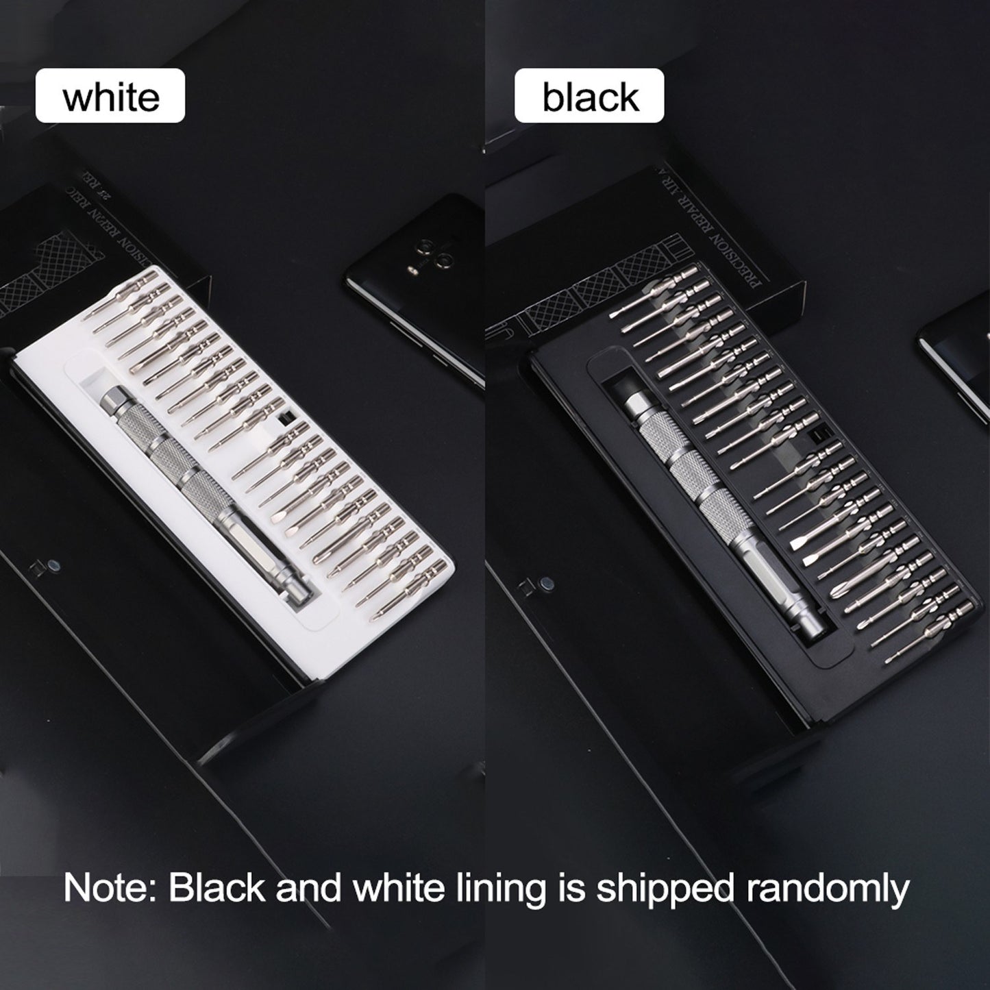 23 in 1 S2 Steel Screwdriver Multifunctional Repair Dismantle Tool Phone Glasses Camera Laptop Computer - Silver