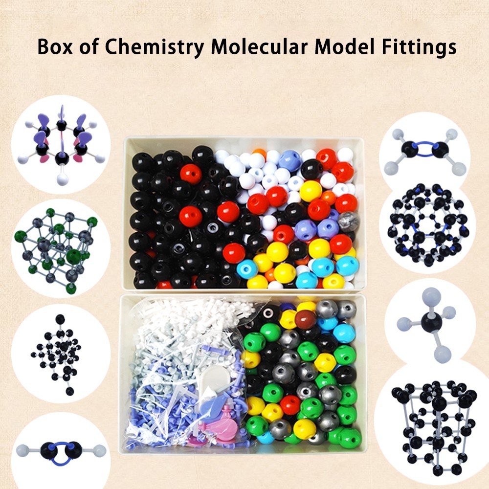 2 Box/Set PP Chemistry Molecular Model Kit Organic and Inorganic Modeling Set Science Teaching Learning Aids for Teacher Students