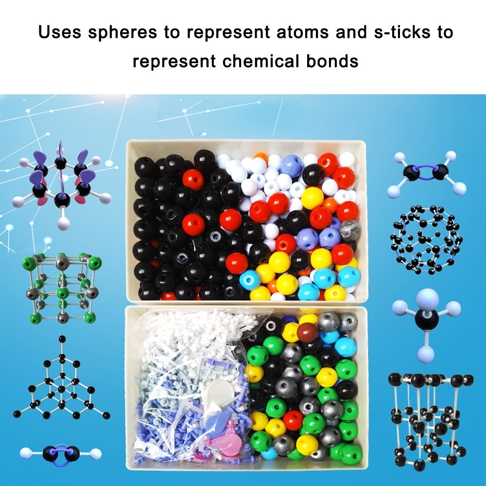 2 Box/Set PP Chemistry Molecular Model Kit Organic and Inorganic Modeling Set Science Teaching Learning Aids for Teacher Students