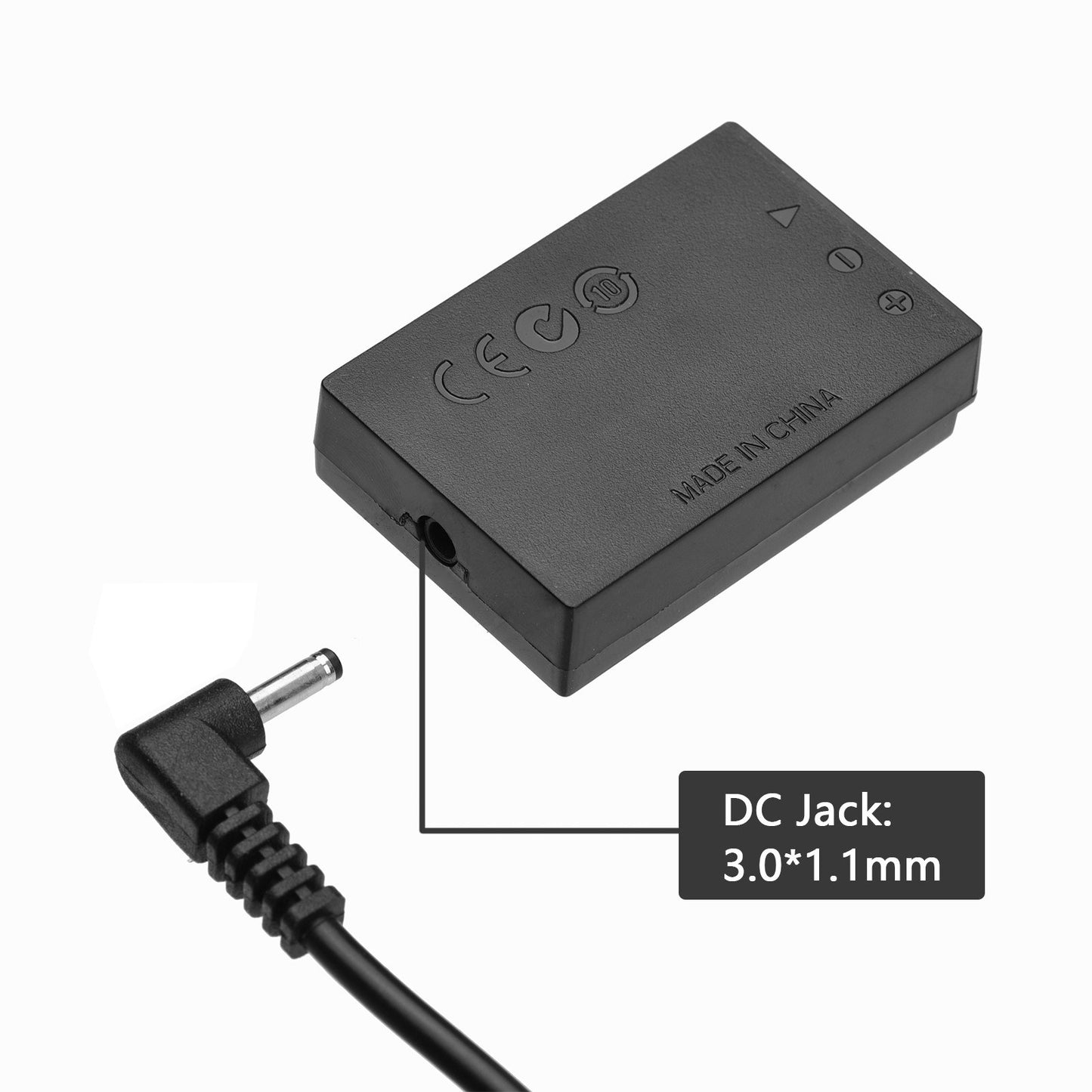 Andoer DR-E12 USB Power Kit DC Coupler with USB DC Converter Power Cable Compatible with Canon EOS M M2 M10 M50 M100 M200 Cameras