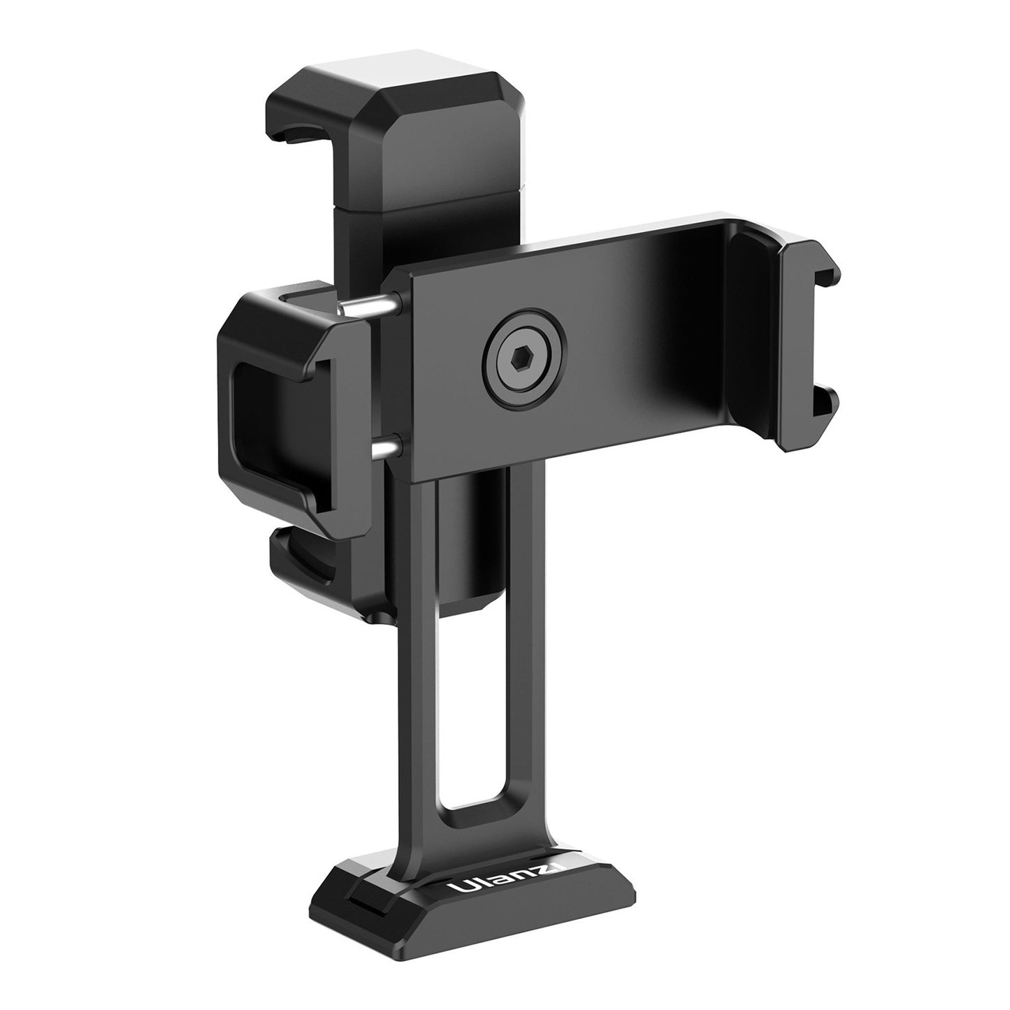 Ulanzi Dual Clamp Phone Holder Mount 1/4 Screw Thread Fits for Live Streaming
