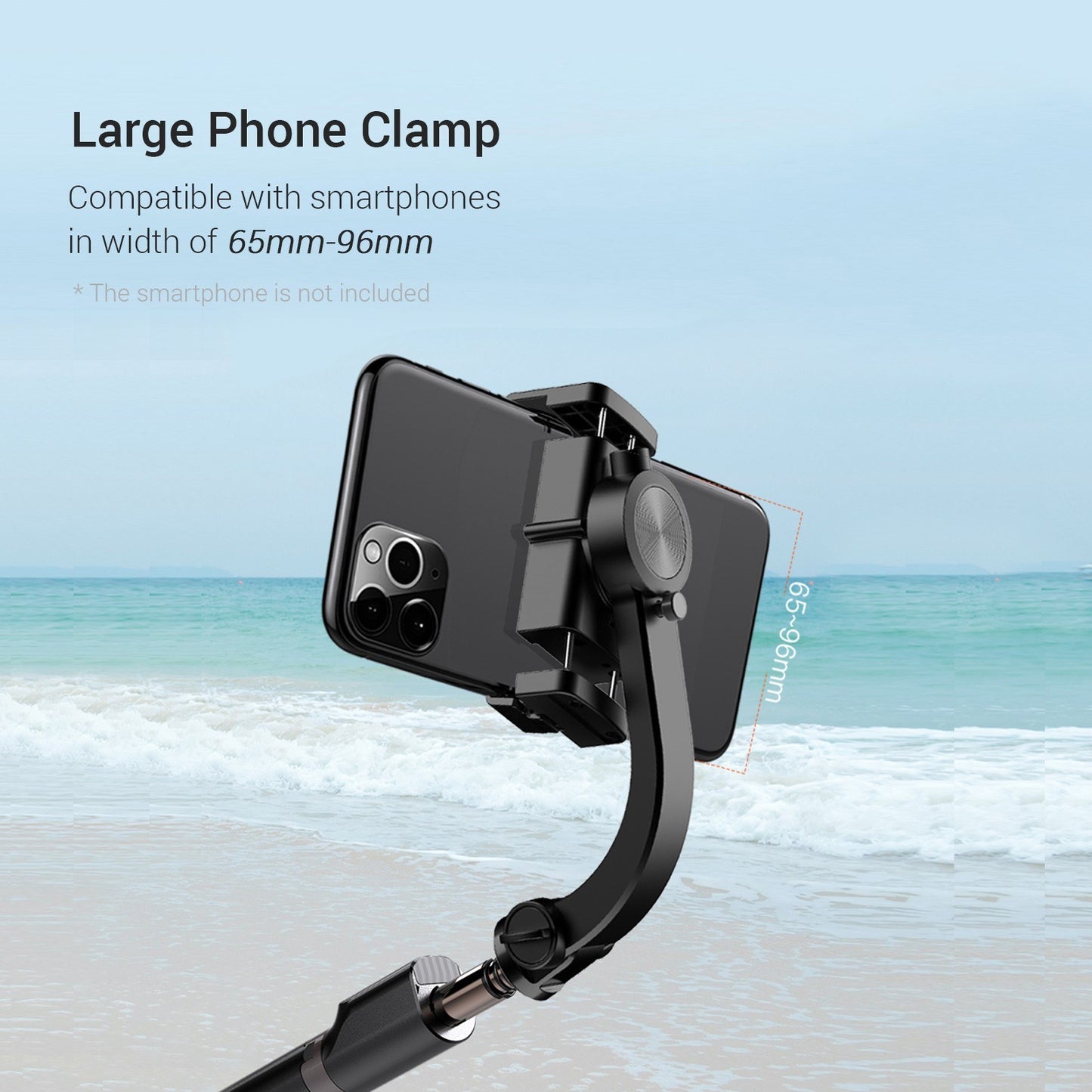 Multifunctional Handheld Smartphone Gimbal Stabilizer Extendable Selfie Stick Tripod Stand with Remote Shutter