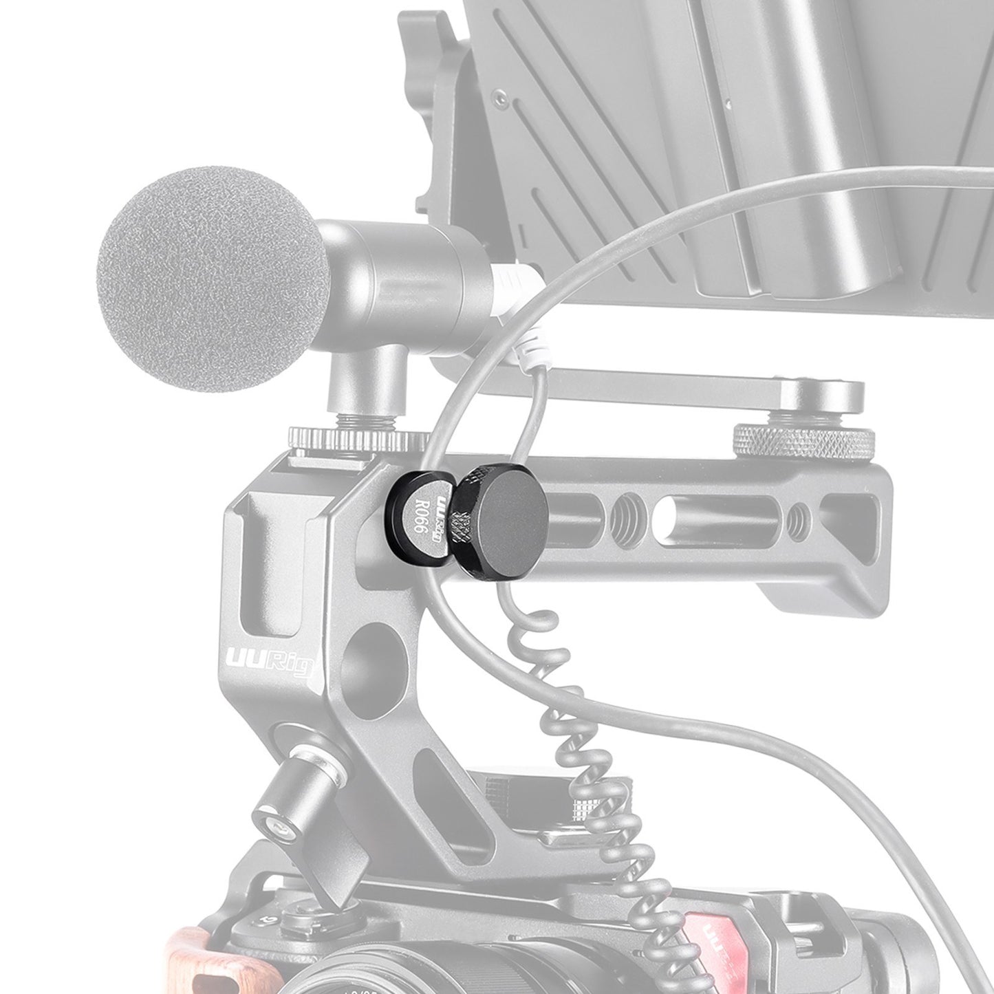 Uniqkart R066 Universal Cable Holder Lock Metal Clip Camera Cage Cable Clamp for 3mm-6mm Diameter Cables