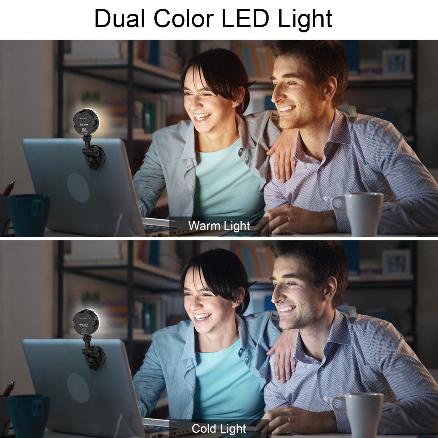 VIJIM VL69KIT Video Conference Lighting Kit with Suction Cup for Video Conference/Zoom Calls/Live Streaming/Self-Broadcast/TikTok