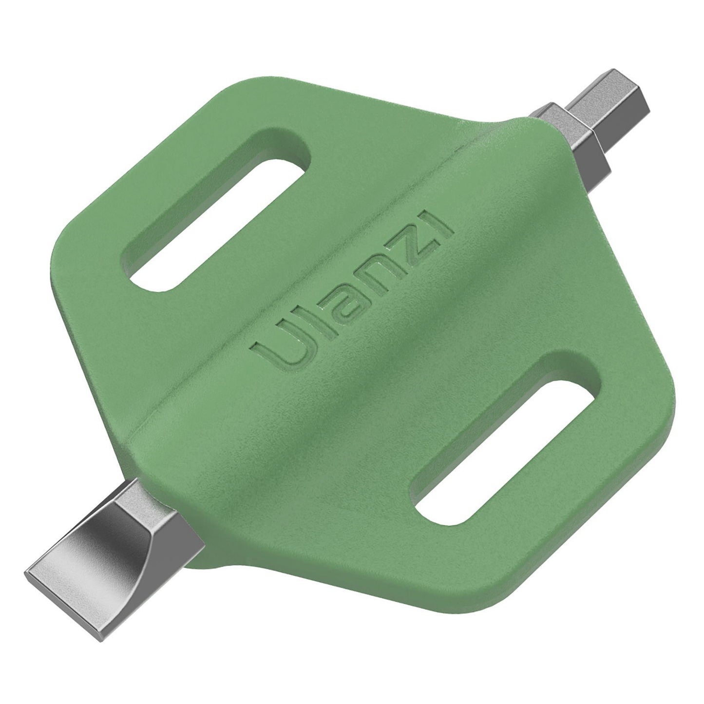 Uniqkart 2-in-1 Mini Screwdriver Dual Heads Straight Hexagonal Screw-Driver Portable Photography Accessory - Army Green