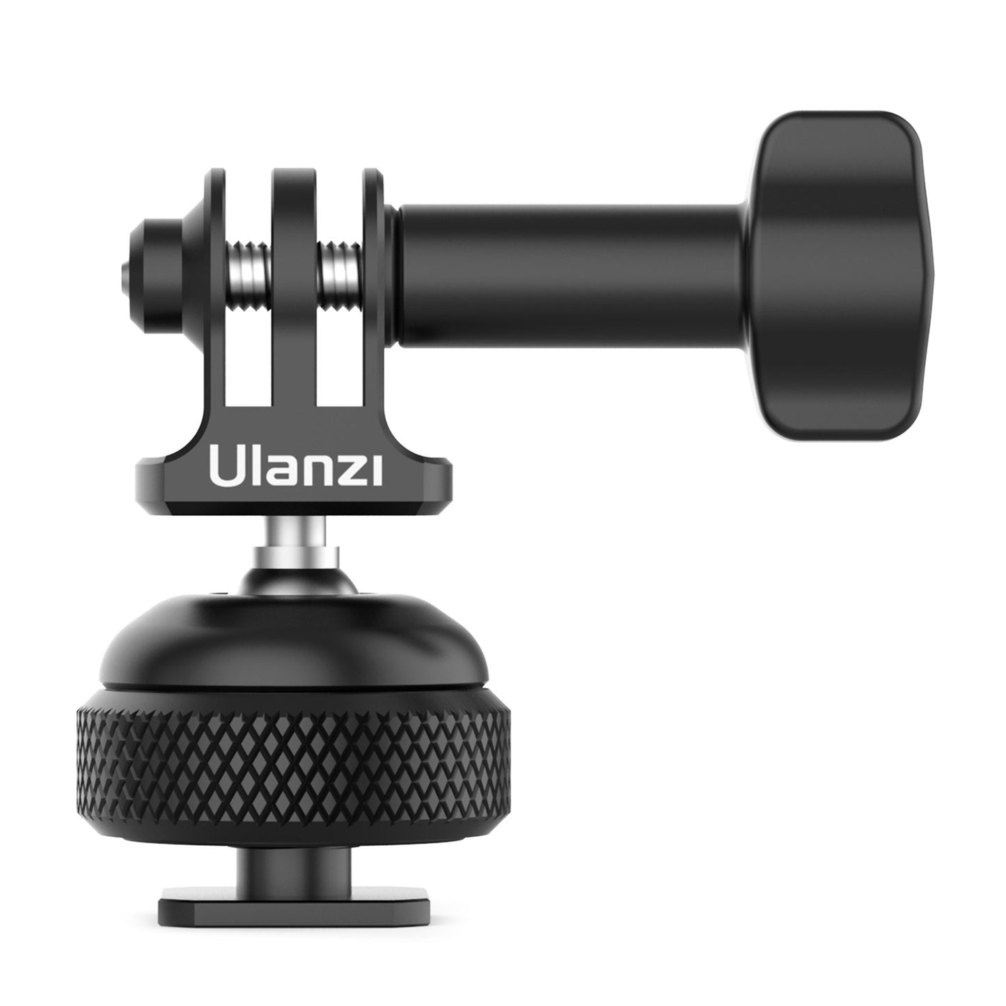 Ulanzi GP-6 Cold Shoe Mount Adapter Aluminum Alloy 360° Rotation Ball Head for GoPro Hero