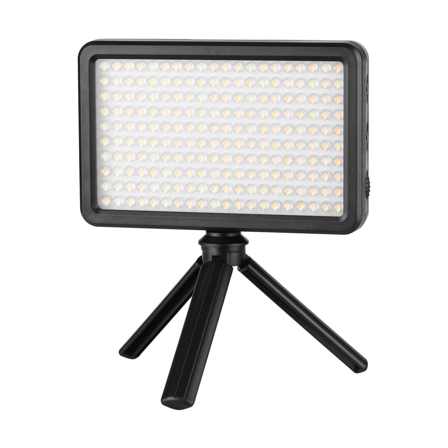 Portable LED Photography Fill-in Light 12W 3200K/5600K Bi-Color Temperature Adjustable Brightness for DSLR Camera