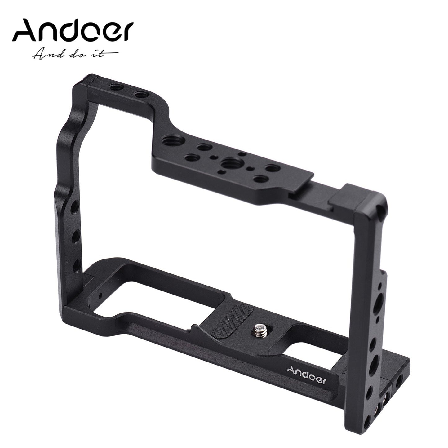 Andoer Aluminum Alloy Camera Cage Protective Vlog Cage Film Making System for Fujifilm X-T3 X-T2 ILDC Camera