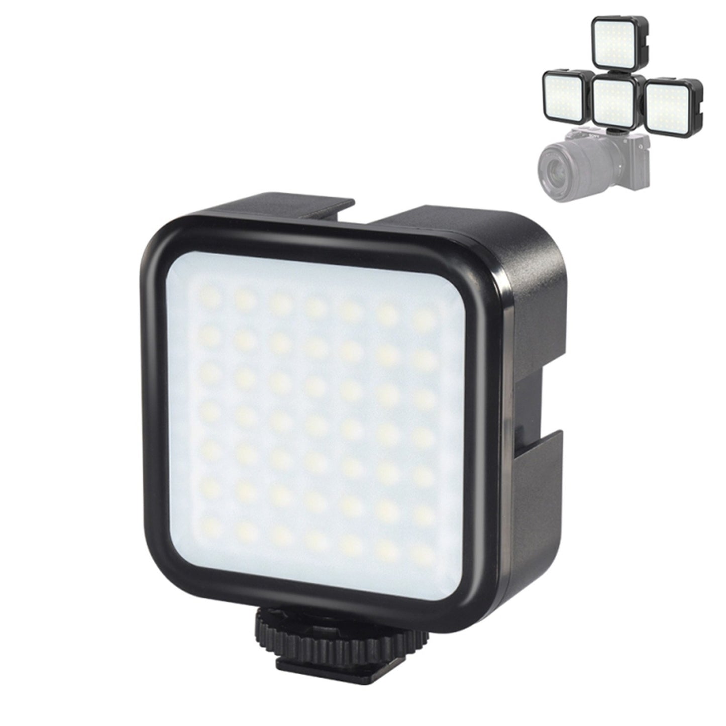 Puluz 3W Camera Fill Light 49 Lamp Beads Dimmable Brightness Portable Video Making Light