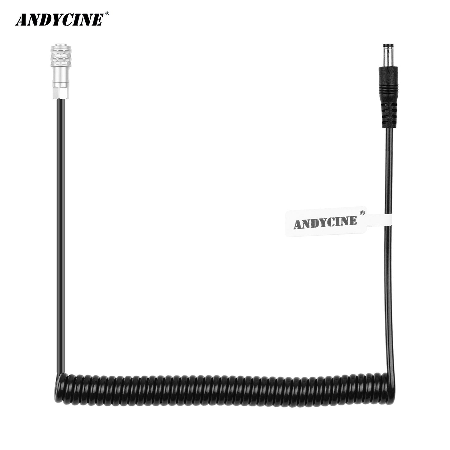 Male to BMPCC 4K/6K Power Cable Straight DC Plug Coiled Cable