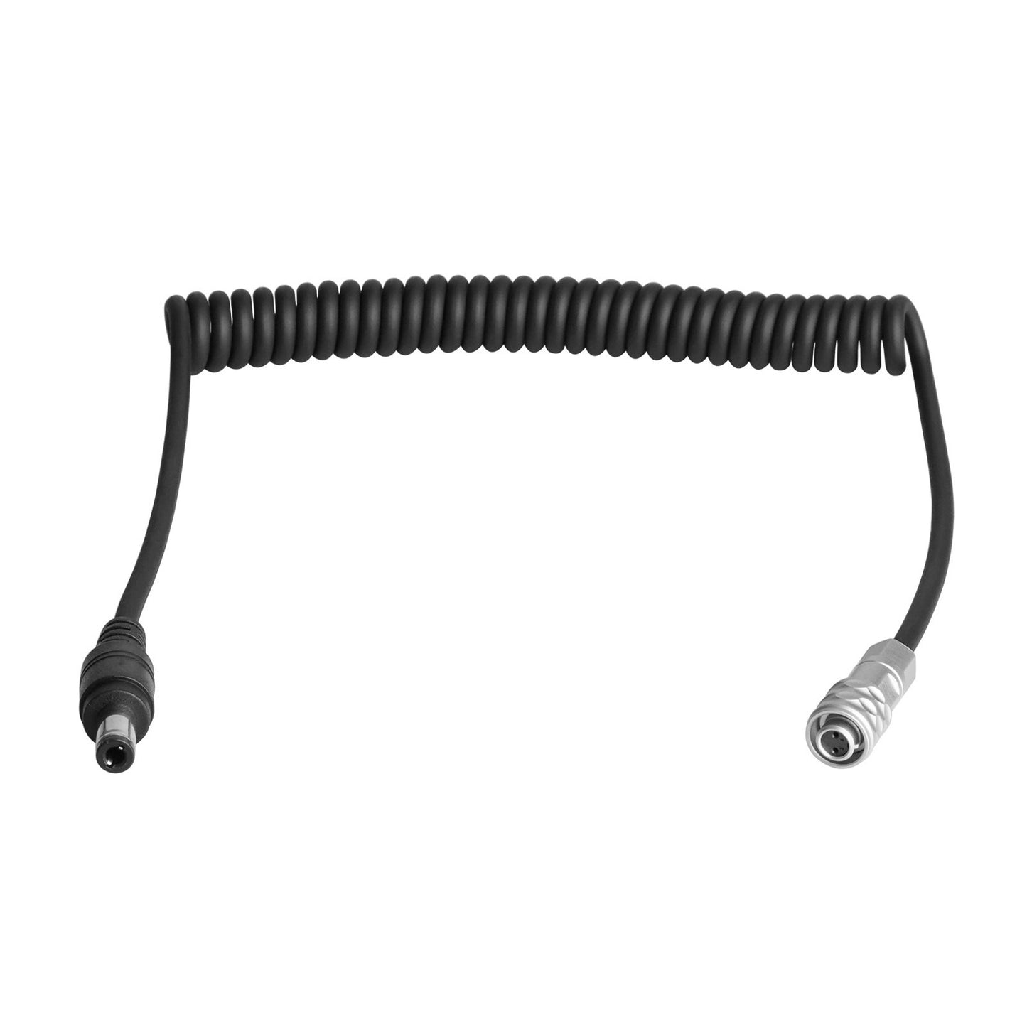 Male to BMPCC 4K/6K Power Cable Straight DC Plug Coiled Cable