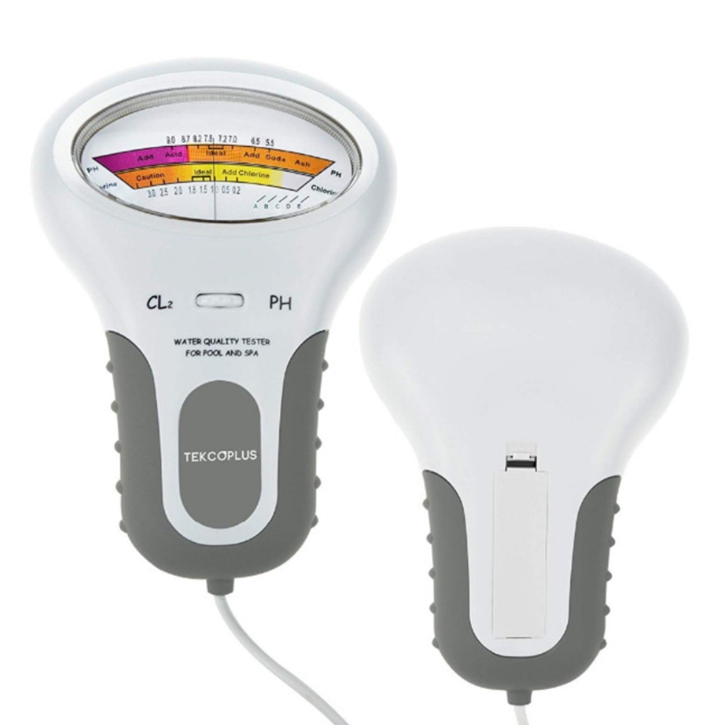 Portable PH Tester Meter with Probe Swimming Pool Water Quality PH CL2 Tester Measuring Tool