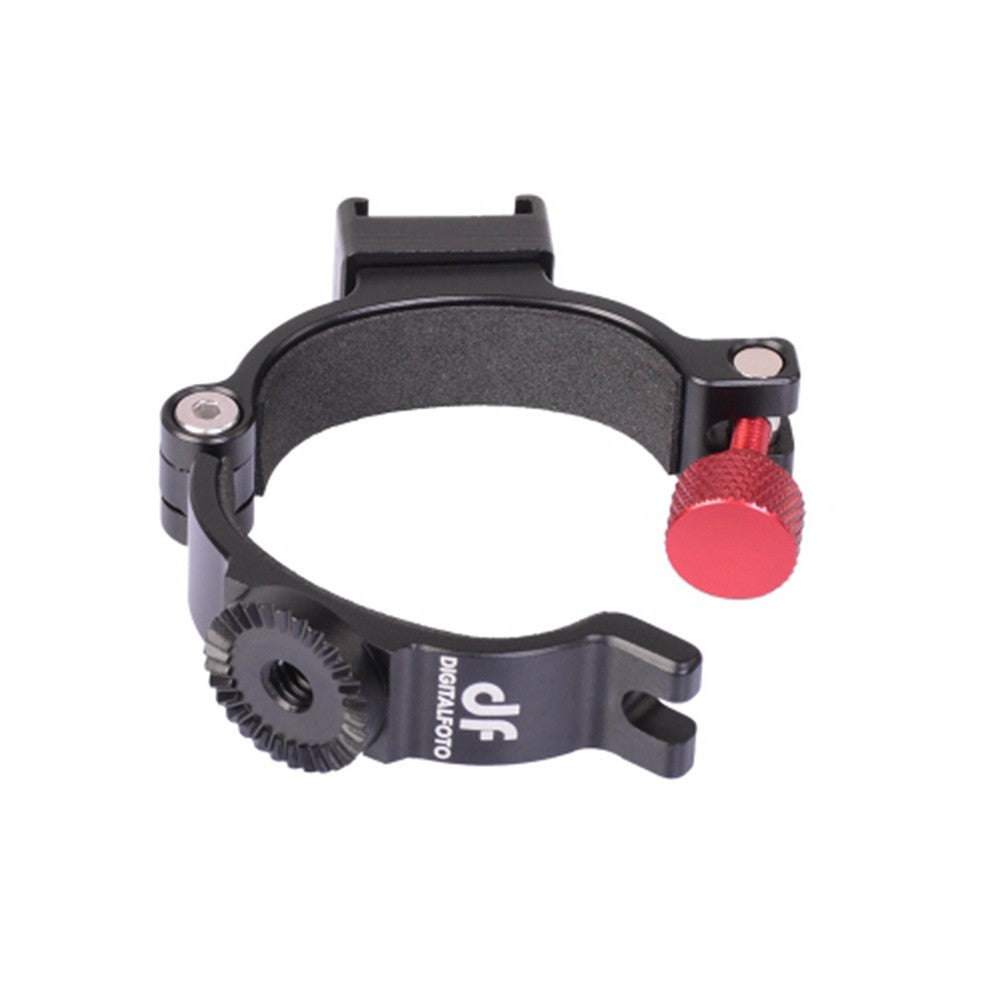 DF DIGITALFOTO OSMO2ANT Extension Ring Adapter Clip Clamp with Hot Shoe for Mic LED Video Light Mount for DJI OSMO Mobile 2 - Hot Shoe