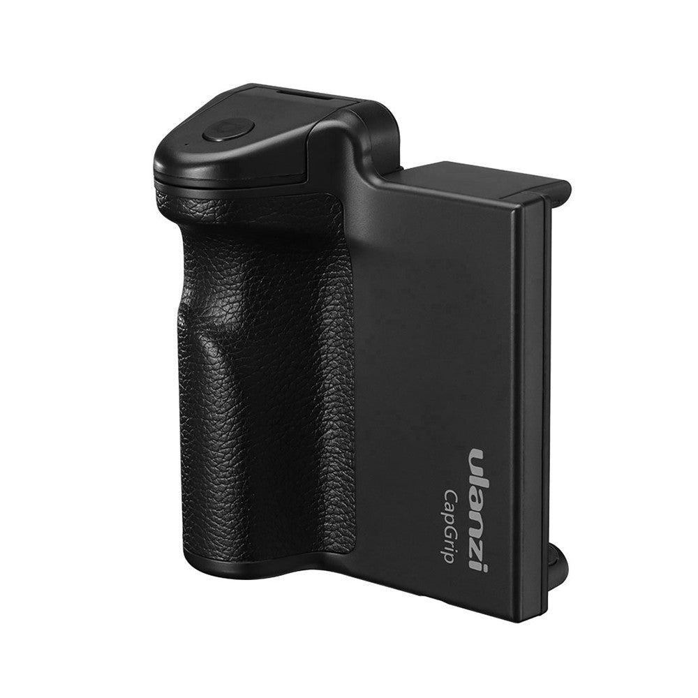 Uniqkart 3 in 1 Phone Selfie Booster Handle Grip Anti-shake Remote Control with PU Grip for Mobile Photography - Black