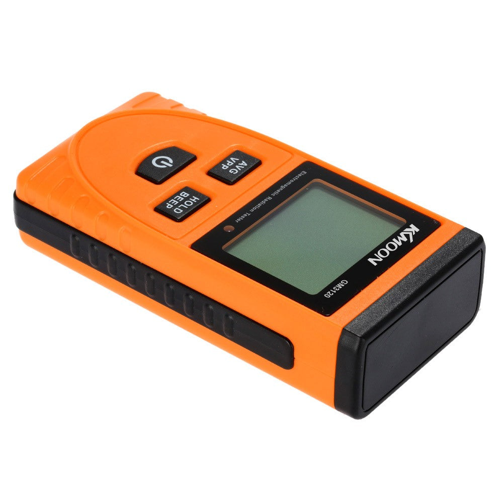 KKmoon Electromagnetic Radiation Tester Digital LCD Radiation Detector Dosimeter Tester EMF Meter Counter - Orange/Black