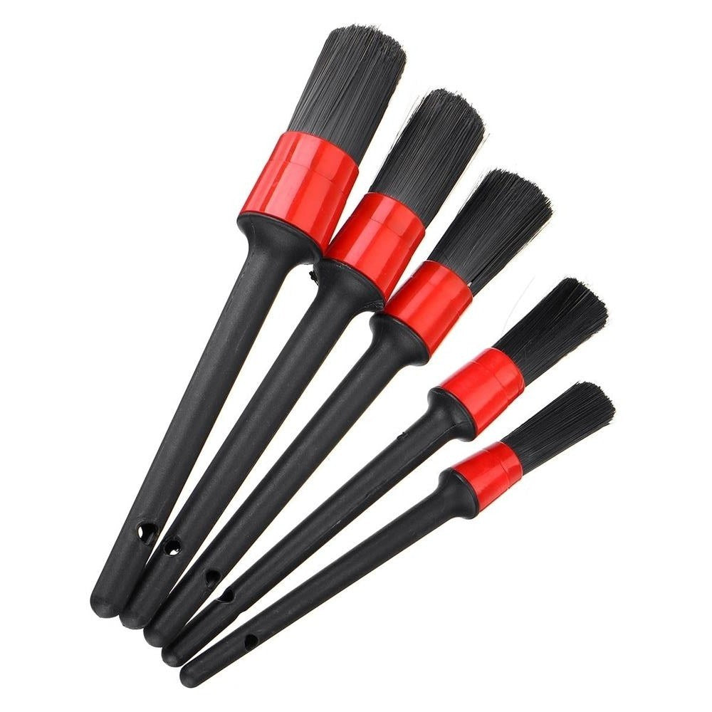 9Pcs Car Cleaner Brush Set Including Premium Detail Brush, Wire Brush and Car Wash Mitt