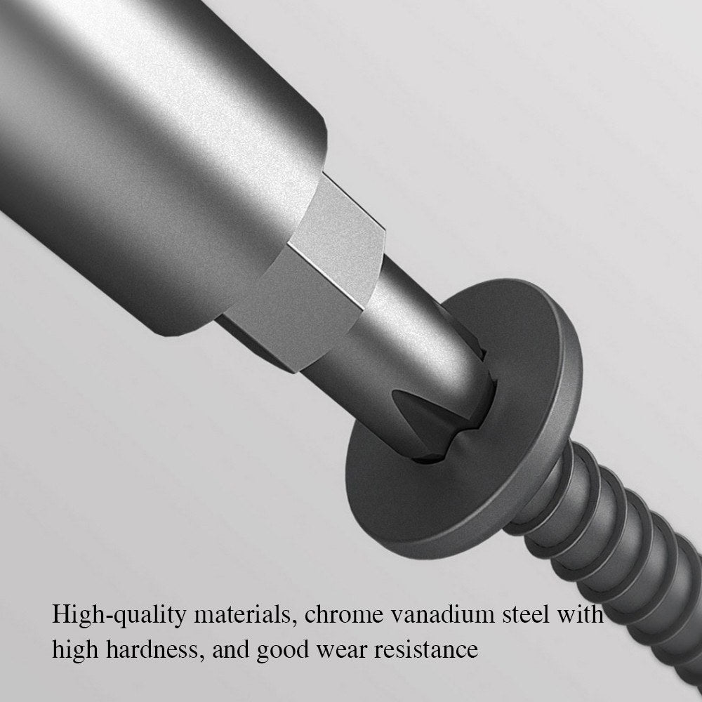 JIUXUN Screwdriver Set 18 in 1 Precision Screwdriver Bit Set with Nut Driver/Wheel Storage Design Repair Tool