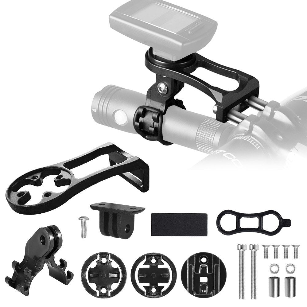 Bicycle Computer Sports Camera Mount Holder Bike Handlebar Mount Computer Bracket for Garmin/Bryton/CATEYE - Black