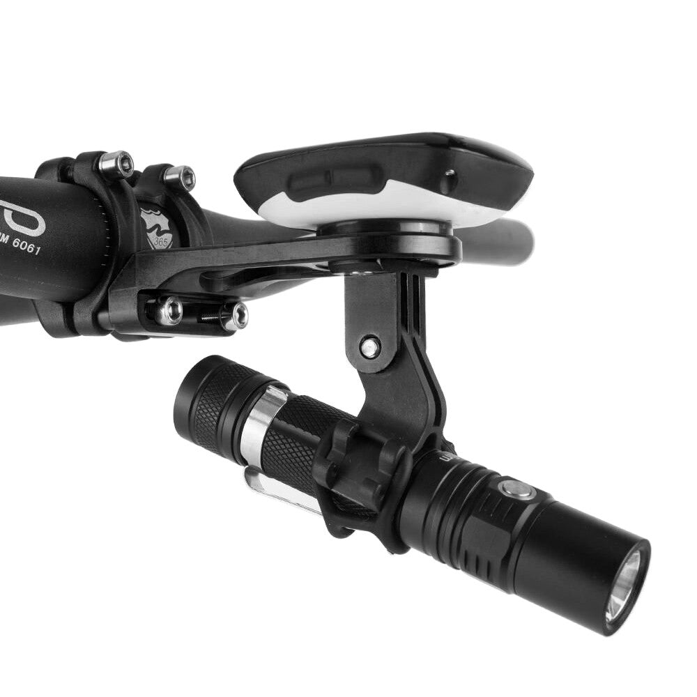 Bicycle Computer Sports Camera Mount Holder Bike Handlebar Mount Computer Bracket for Garmin/Bryton/CATEYE - Black