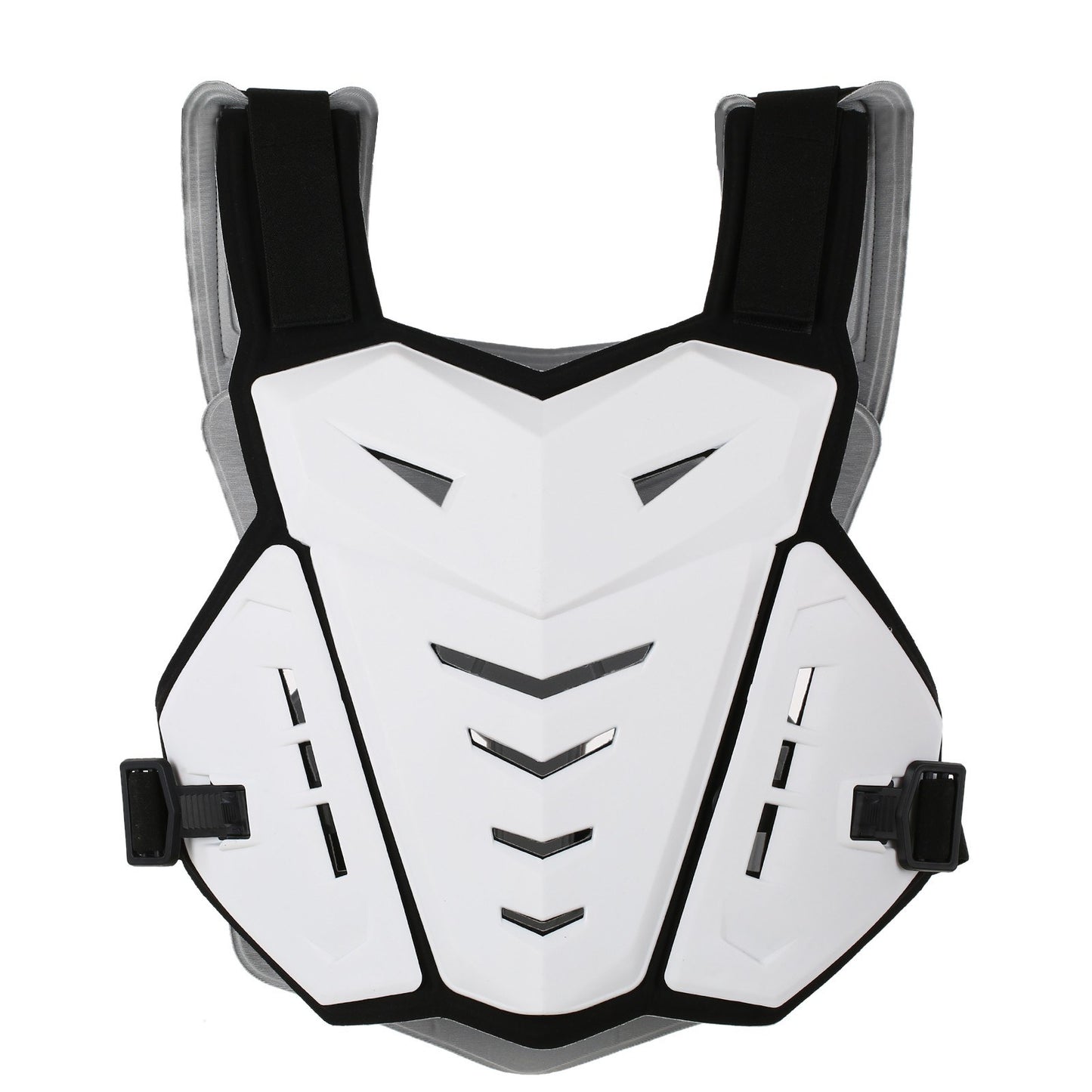 Motorcycle Riding Armor Vest Skating Motocross Bike Chest Spine Back Protective Vest - White