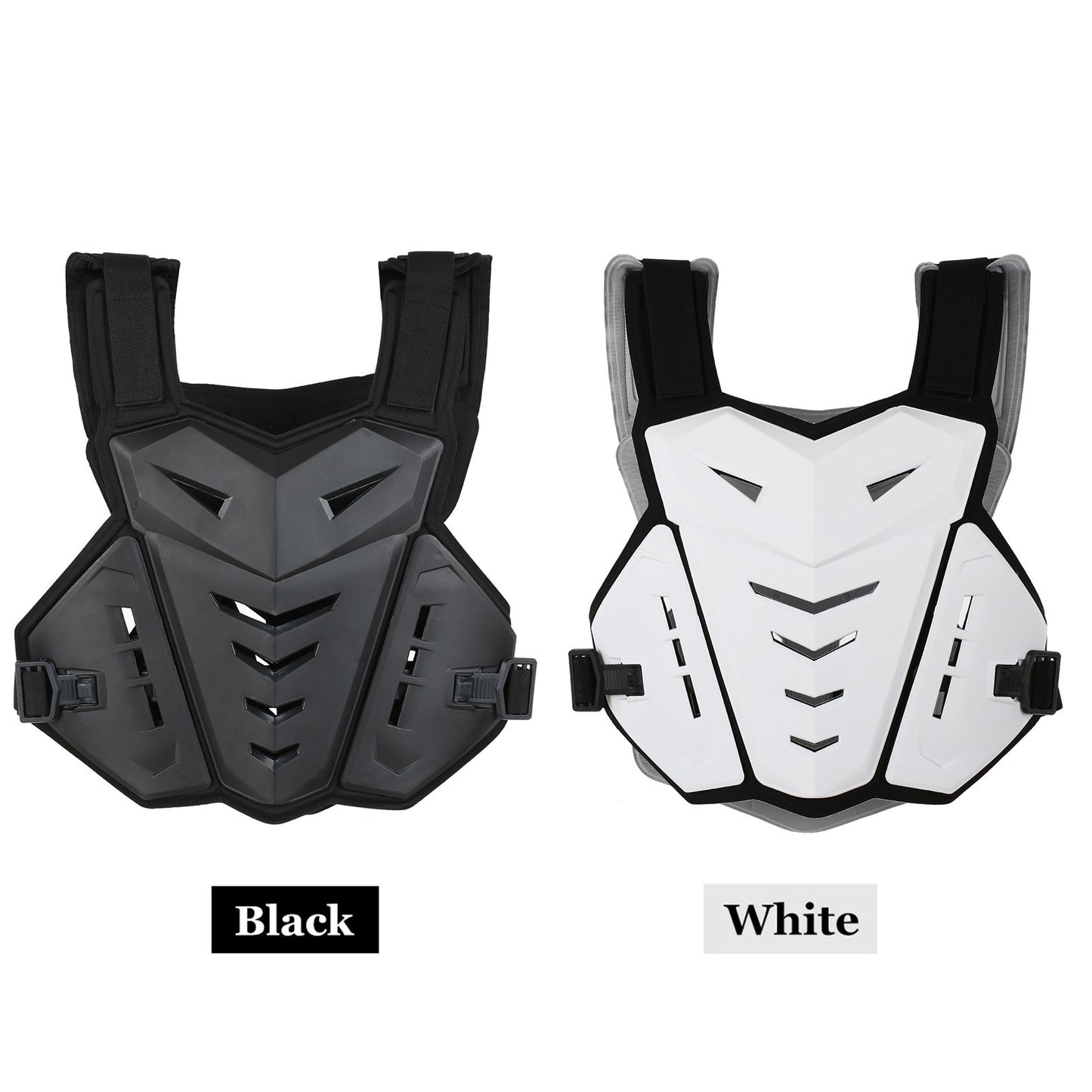 Motorcycle Riding Armor Vest Skating Motocross Bike Chest Spine Back Protective Vest - White