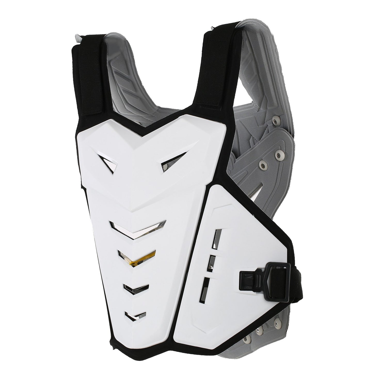 Motorcycle Riding Armor Vest Skating Motocross Bike Chest Spine Back Protective Vest - White