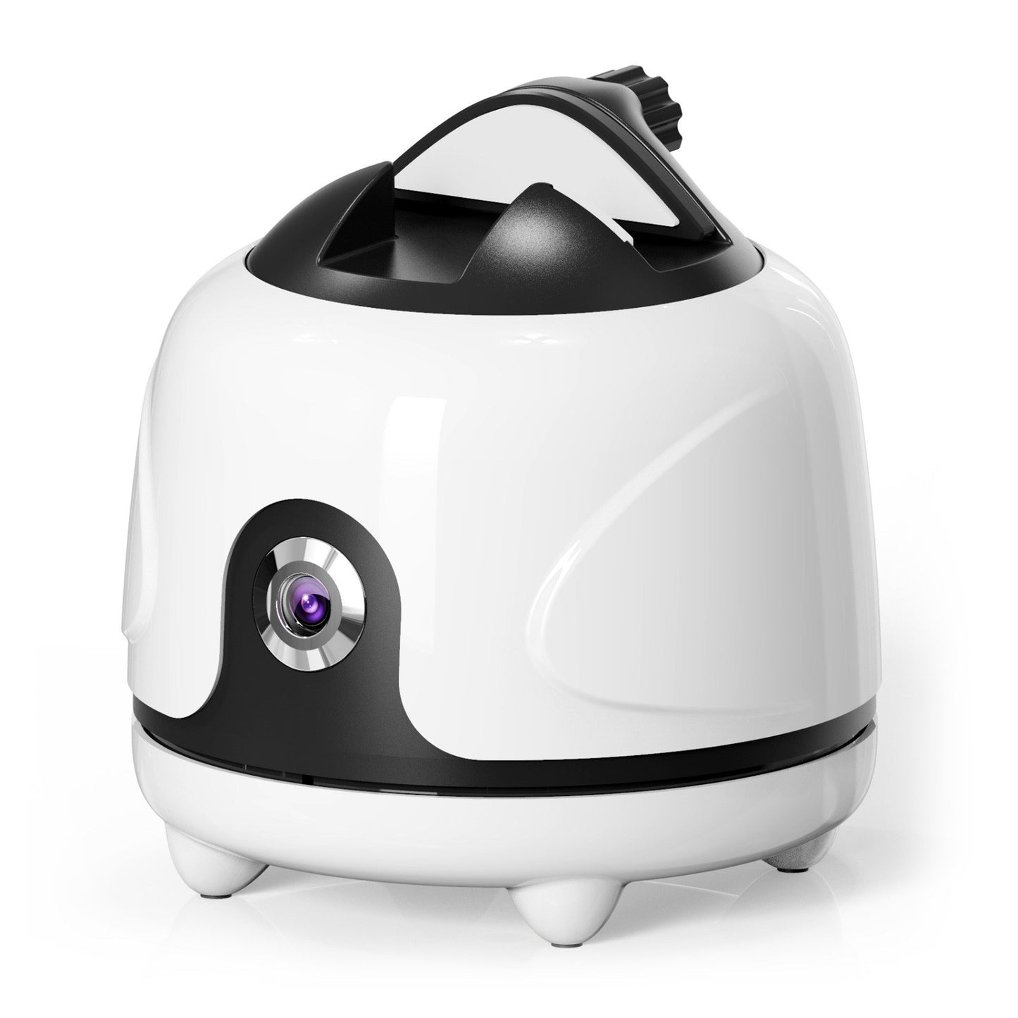 Uniqkart Smart Auto Tracking Mount Pan Phone Holder 360 Degrees Rotation Built-in Rechargeable Battery for Vlog Selfie Video Live Streaming