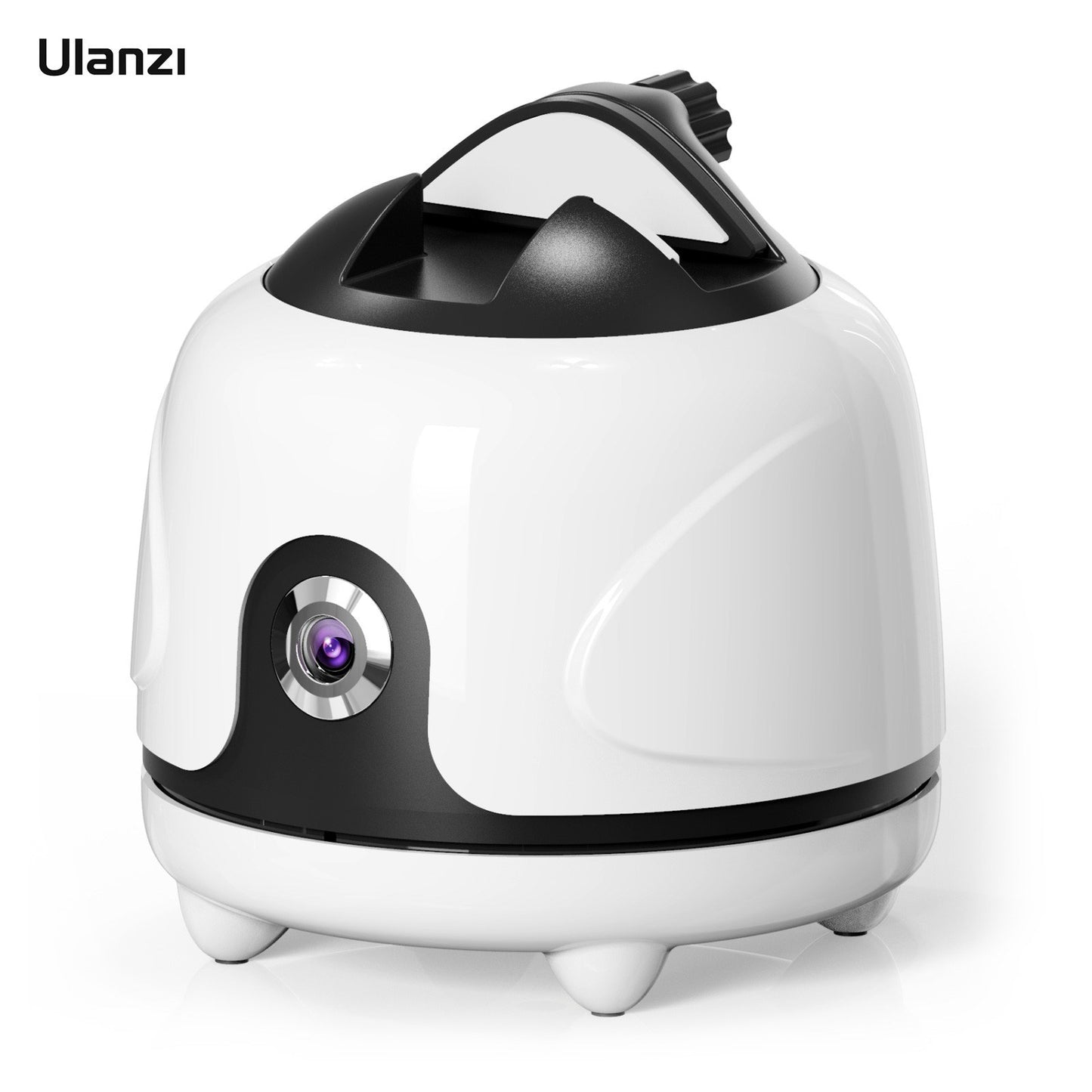 Uniqkart Smart Auto Tracking Mount Pan Phone Holder 360 Degrees Rotation Built-in Rechargeable Battery for Vlog Selfie Video Live Streaming