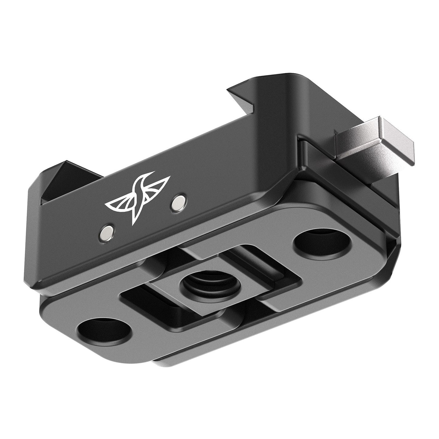 Uniqkart R080 Aluminum Alloy Solid Practical Quick Release Mount Base with Magnetic Action Camera Mount Interface