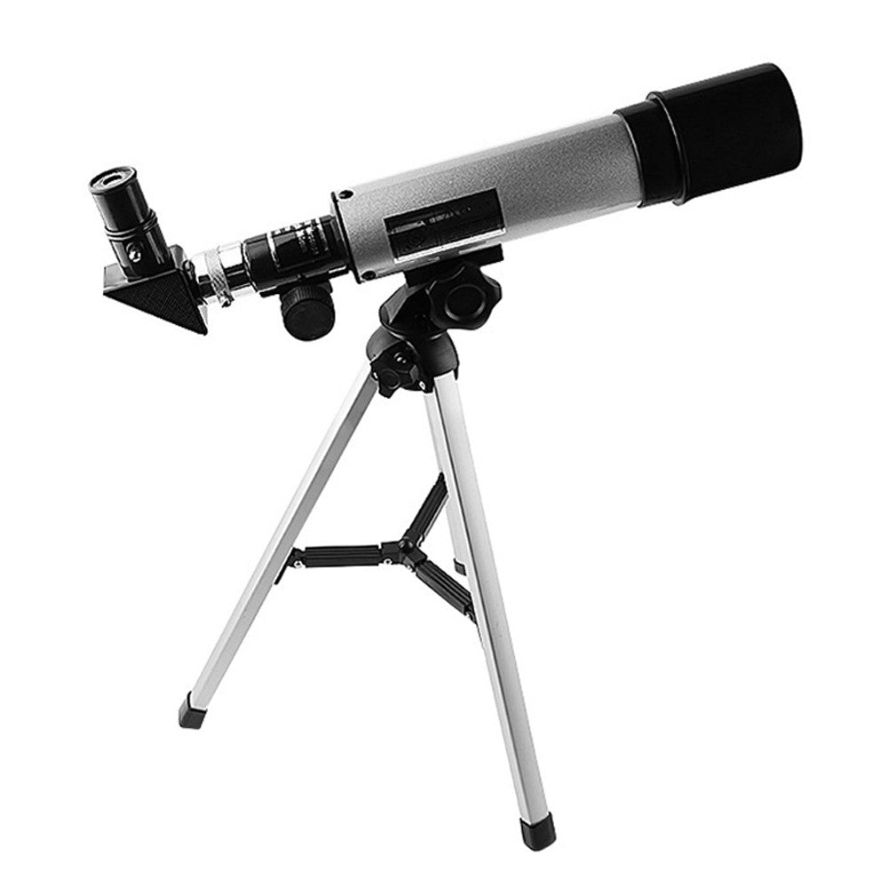 High Definition Refractive Astronomical Telescope Aluminum Alloy Tripod 50mm Aperture 360mm Focal Length 90X Max Magnification