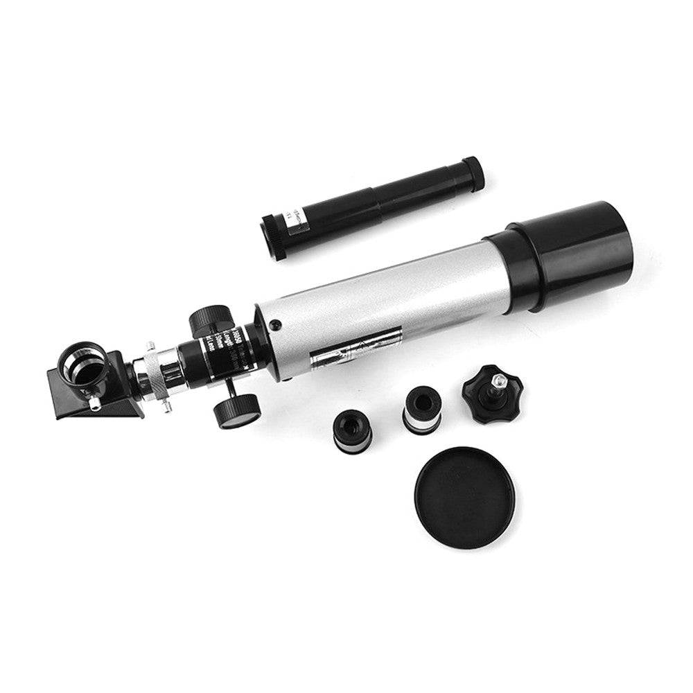 High Definition Refractive Astronomical Telescope Aluminum Alloy Tripod 50mm Aperture 360mm Focal Length 90X Max Magnification